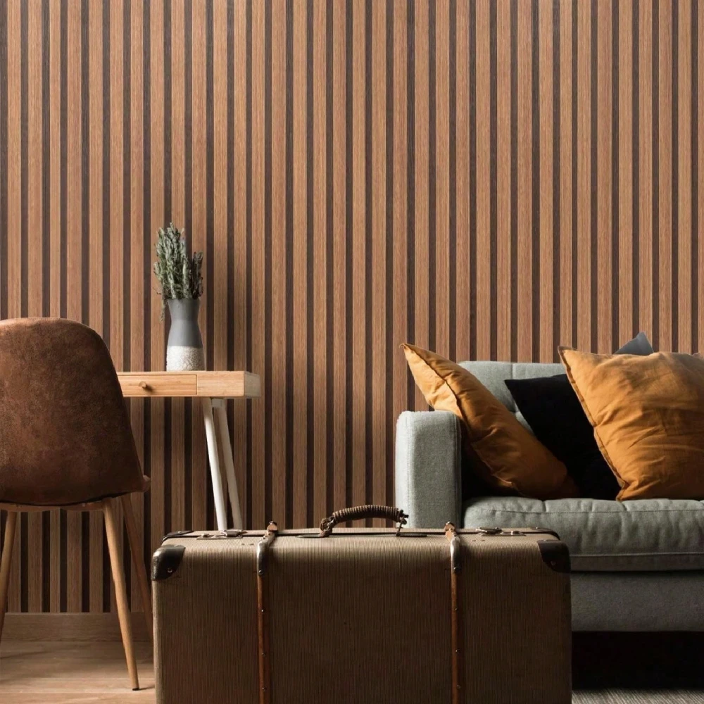 Revestimento Laminado Vinílico Veltrano Nogueira Aconchego - Textura Madeira Real