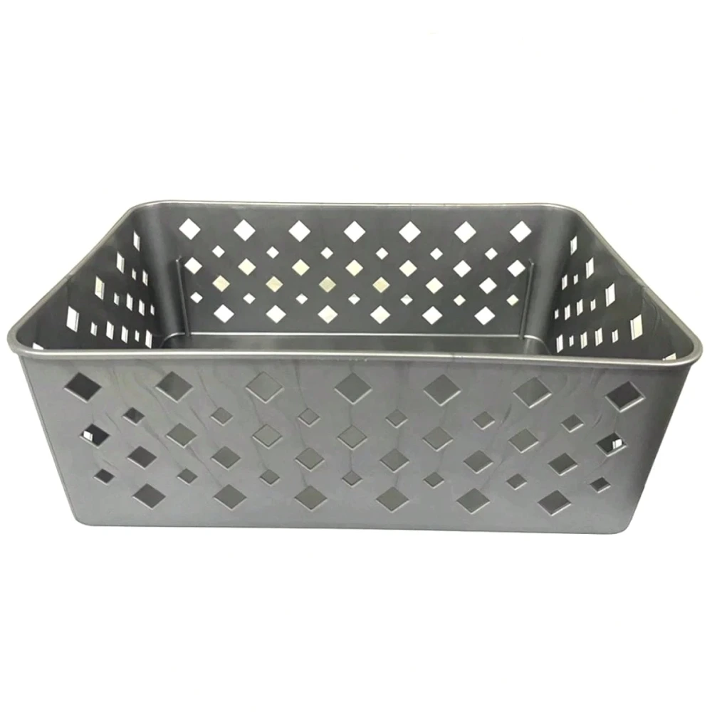 Kit 5 Bandejas Cestos Estreitos Veltrano Slim Fit 19x13cm - Organização Despensa & Banho